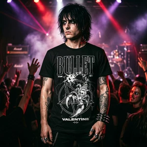 Bullet For My Valentine Unisex Carbon T-Shirt: Bullet (Black)