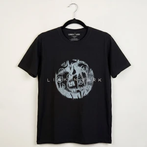 Linkin Park Unisex Carbon T-Shirt: Logo Blur (Black)