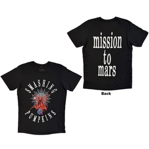 The Smashing Pumpkins Unisex Carbon T-Shirt: Mission To Mars (Black) (Back Print)
