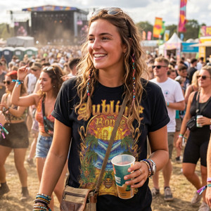 Sublime Unisex Carbon T-Shirt: Summer Season (Black)
