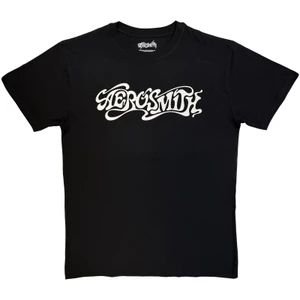 Aerosmith Unisex T-Shirt: Logo Mono (Black)