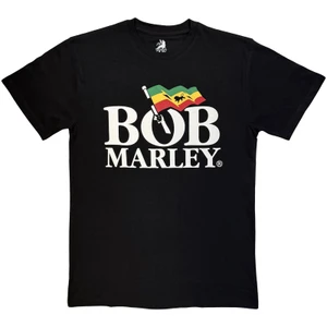 Bob Marley Unisex T-Shirt: Logo Mono (Black)