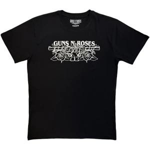 Guns N' Roses Unisex T-Shirt: Logo Mono (Black)