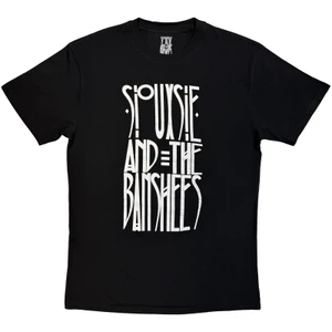 Siouxsie & The Banshees Unisex T-Shirt: Logo Mono (Black)