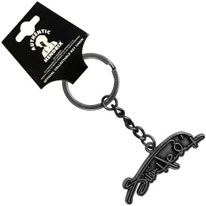 Jimi Hendrix Keychain: Signature Logo