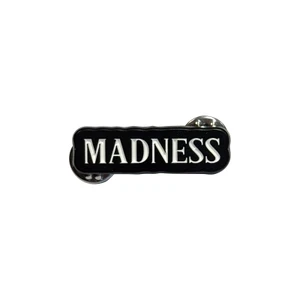 Madness Pin Badge: Text Logo