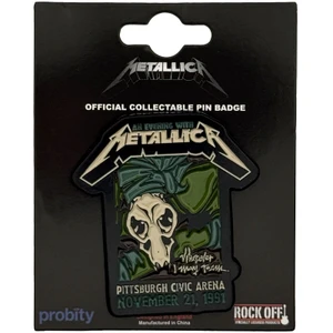 Metallica Pin Badge: Roam Tour