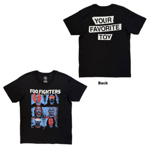 Foo Fighters Unisex T-Shirt: Your Favourite Toy (Black) (Back Print)