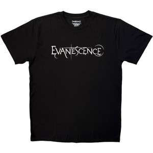Evanescence Unisex T-Shirt: Logo Mono (Black)