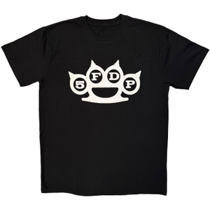 Five Finger Death Punch Unisex T-Shirt: Logo Mono (Black)
