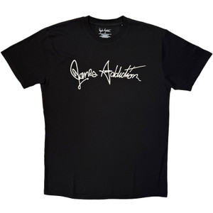 Jane's Addiction Unisex T-Shirt: Logo Mono (Black)