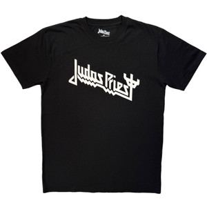 Judas Priest Unisex T-Shirt: Logo Mono (Black)