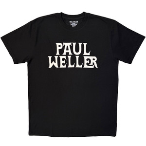 Paul Weller Unisex T-Shirt: Logo Mono (Black)