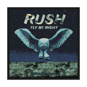 Rush Standard Woven Patch: Fly By Night