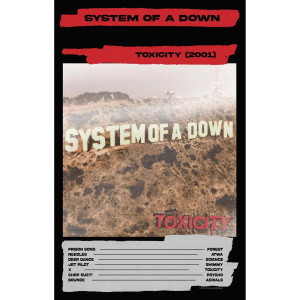 System Of A Down Textile Poster: Toxicity
