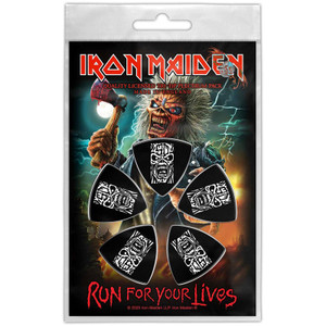 Iron Maiden Tri-Tip Plectrum Pack: Run For Your Lives