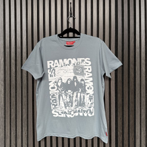 Ramones Unisex Unplugged T-Shirt: Threshold (Blue)
