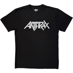 Anthrax Unisex T-Shirt: Logo Mono (Black)