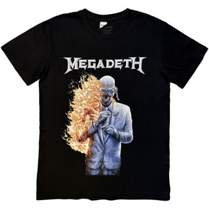 Megadeth Unisex T-Shirt: White Album (Black)
