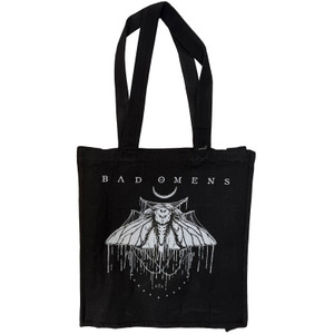 Bad Omens Tote Bag: Moth (Black)