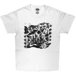 December 10 Unisex T-Shirt: Star Border (White)