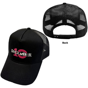 December 10 Unisex Mesh Back Cap: Logo (Black)