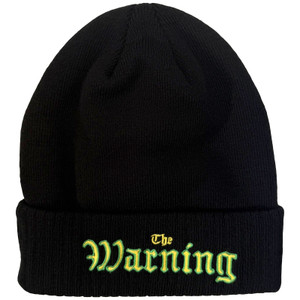 The Warning Beanie Hat: Logo (Black)