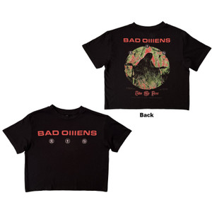 Bad Omens Ladies Crop Top: Take Me First (Black)