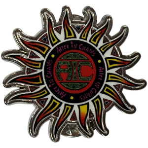 Alice in Chains Pin Badge: Sun Logo