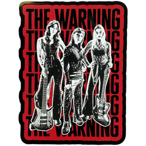 The Warning Fridge Magnet: Stacked