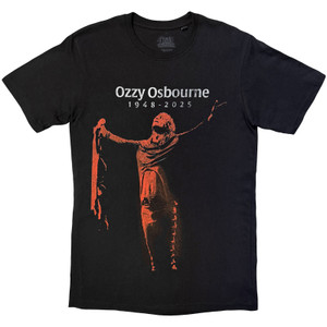 Ozzy Osbourne Unisex T-Shirt: Tribute (Black)