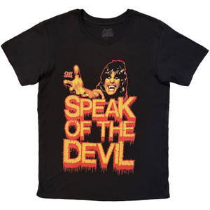 Ozzy Osbourne Unisex T-Shirt: Speak Of The Devil Dripping (Black)