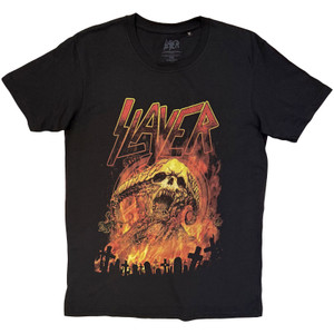 Slayer Unisex T-Shirt: Demoniac Distress (Black)