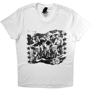 December 10 Ladies T-Shirt: Star Border (White)