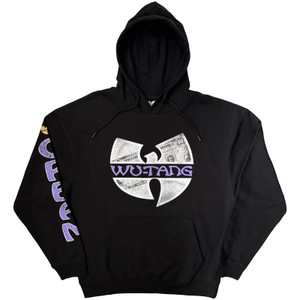 Wu-Tang Clan Unisex Pullover Hoodie: $100 Bill (Black)