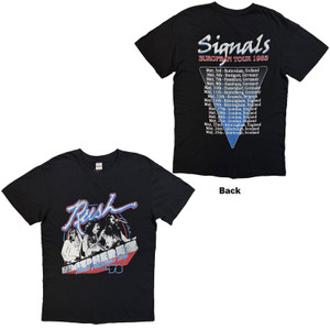 Rush Unisex T-Shirt: Tour 1974-75 (Black)
