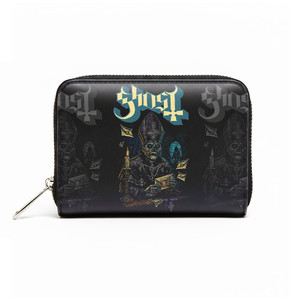 Ghost Zip Top Purse: Tall Man (Black)