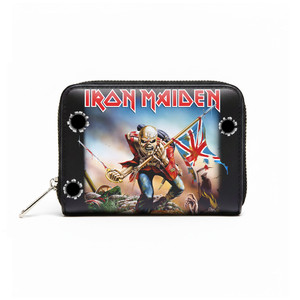 Iron Maiden Zip Top Purse: Trooper (Black)