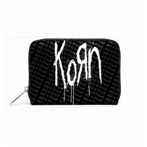 Korn Zip Top Purse: Freak (Black)