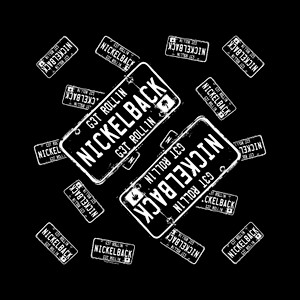 Nickelback Unisex Bandana: Get Rollin' (Black)
