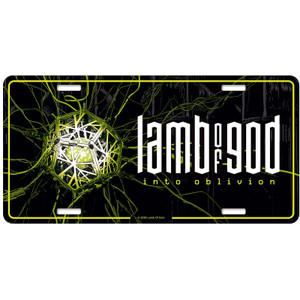 Lamb Of God Number Plate: Into Oblivion
