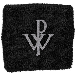 Powerwolf Embroidered Wristband: PW Logo