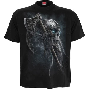 Spiral Unisex T-Shirt: Viking Rampage (Black) (Back Print)
