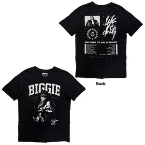 Biggie Smalls Unisex T-Shirt: Life After Death (Black) (Back Print)