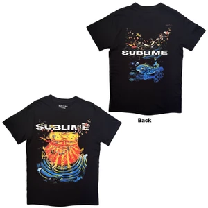 Sublime Unisex T-Shirt: Underwater (Black) (Back Print)