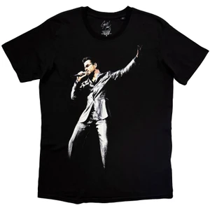 George Michael Unisex T-Shirt: Black Front (Black)