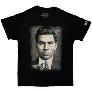 Social Distortion Unisex T-Shirt: Lucky (Black) (Back Print)