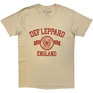 Def Leppard Unisex T-Shirt: Rock Of Ages (Sand)