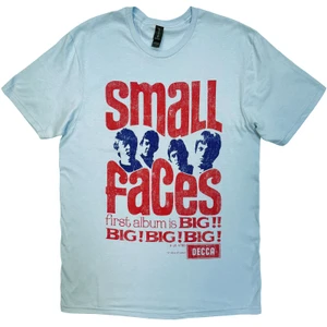 Small Faces Unisex T-Shirt: Big Big Big (Light Blue)