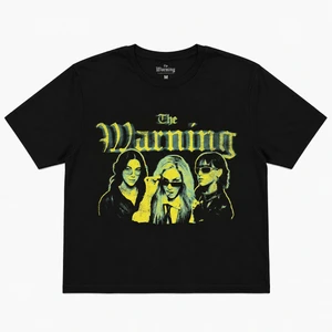 The Warning Ladies Crop Top: Group (Black)
